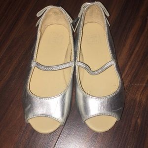 Janie and Jackie Silver Shoes